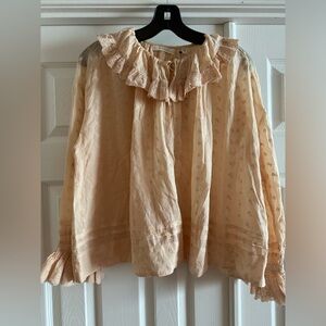 Doen Etta Top in Blush NWT 100% cotton